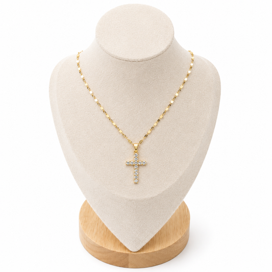 Radiant Cross Necklace