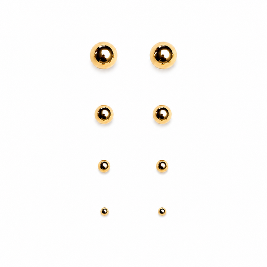 Classic Gold Ball Studs