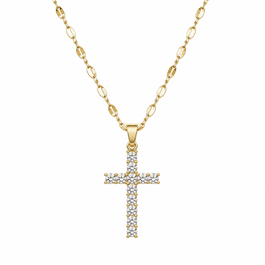 Radiant Cross Necklace