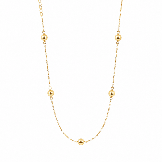 Golden Orbit Necklace
