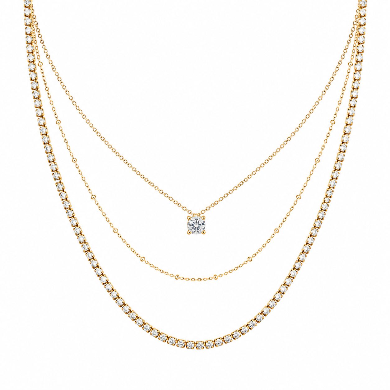 Triple Nina Necklace