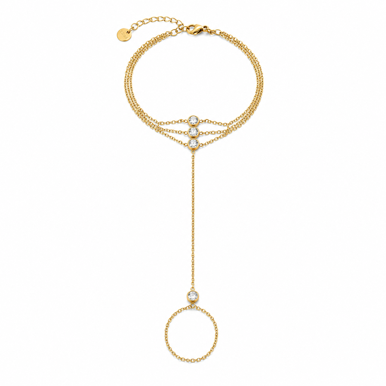 Triple Grace Hand Chain
