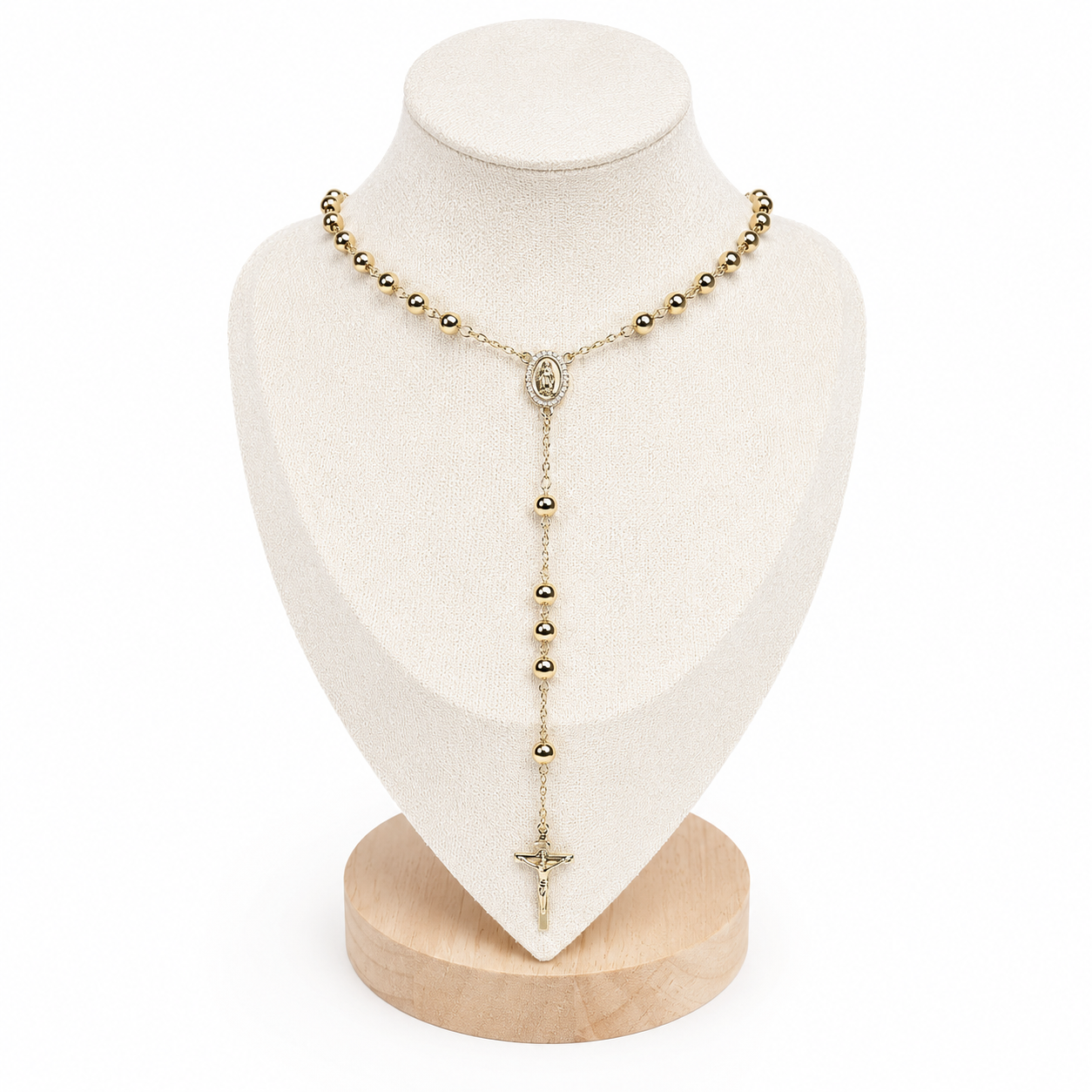 Aurelia 18K Gold Rosary