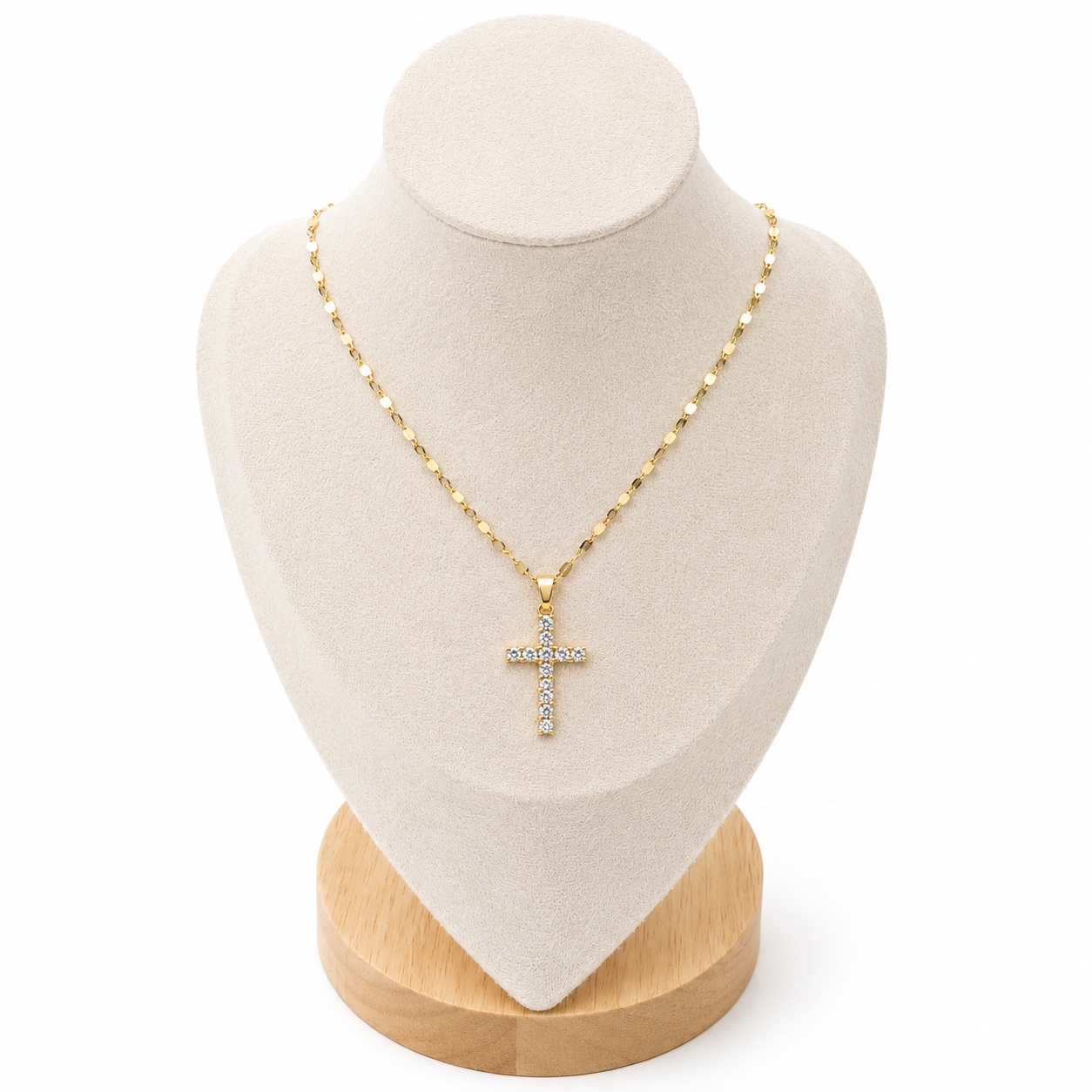 Radiant Cross Necklace