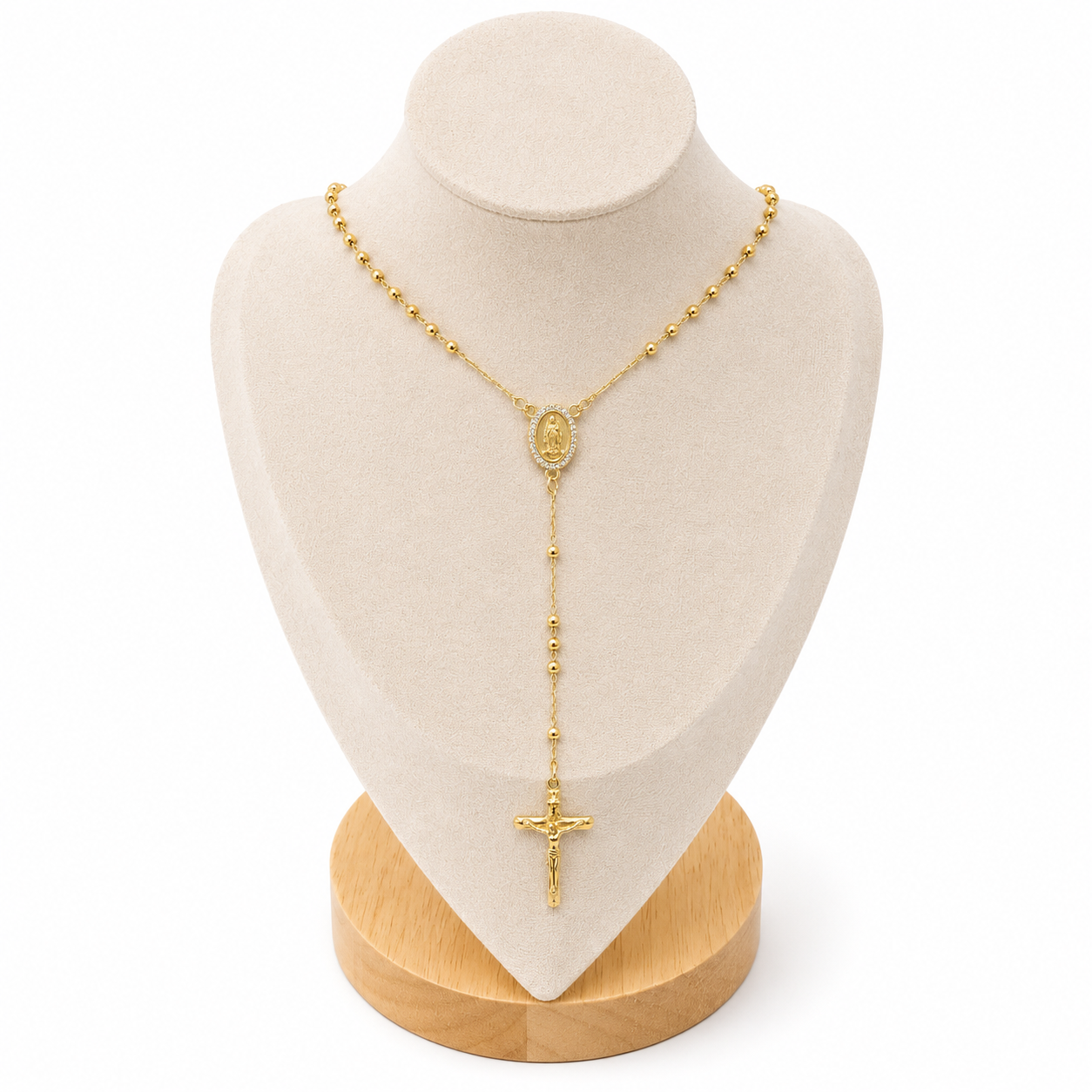 Aurelia 18K Gold Rosary