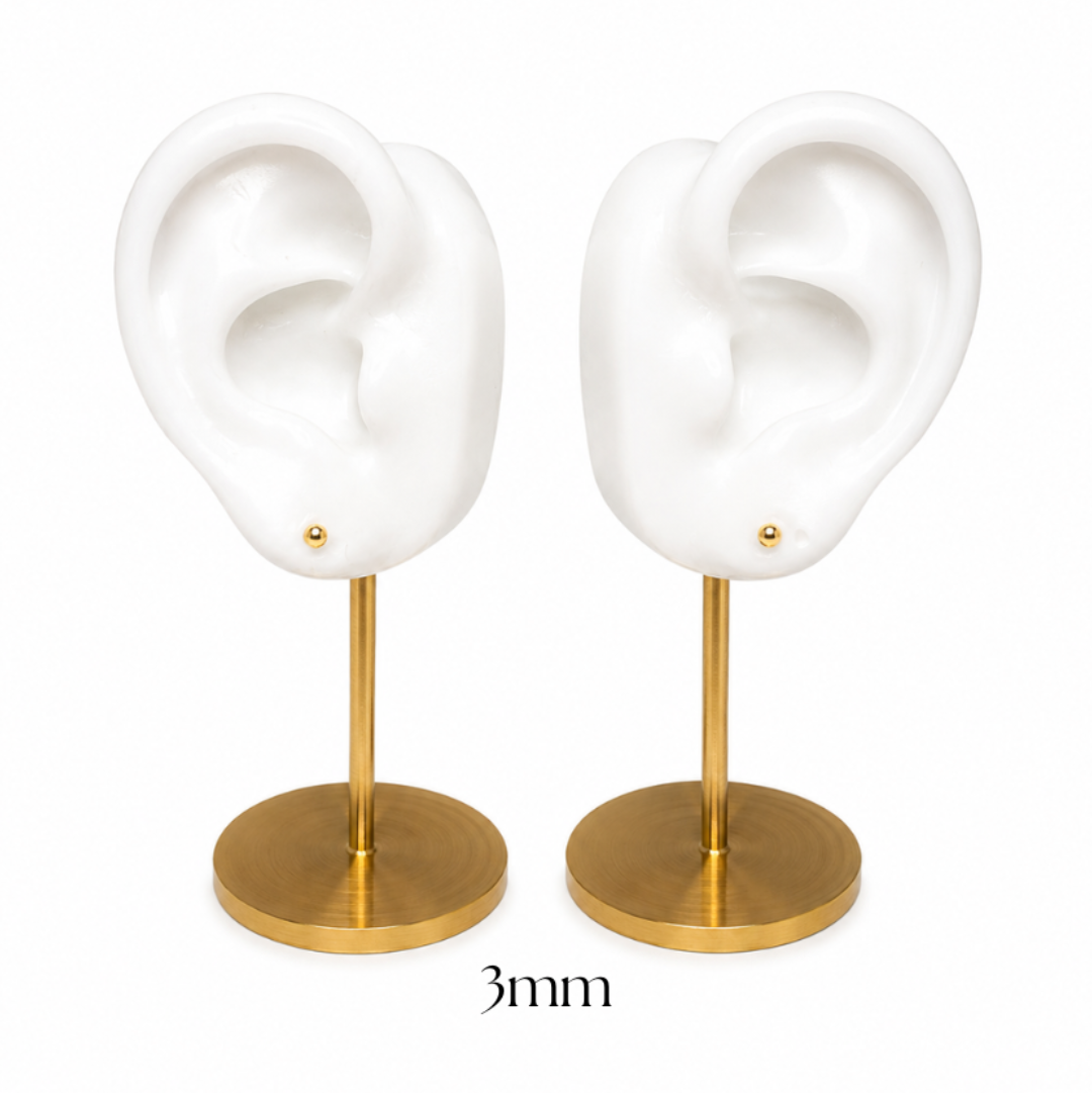 Classic Gold Ball Studs