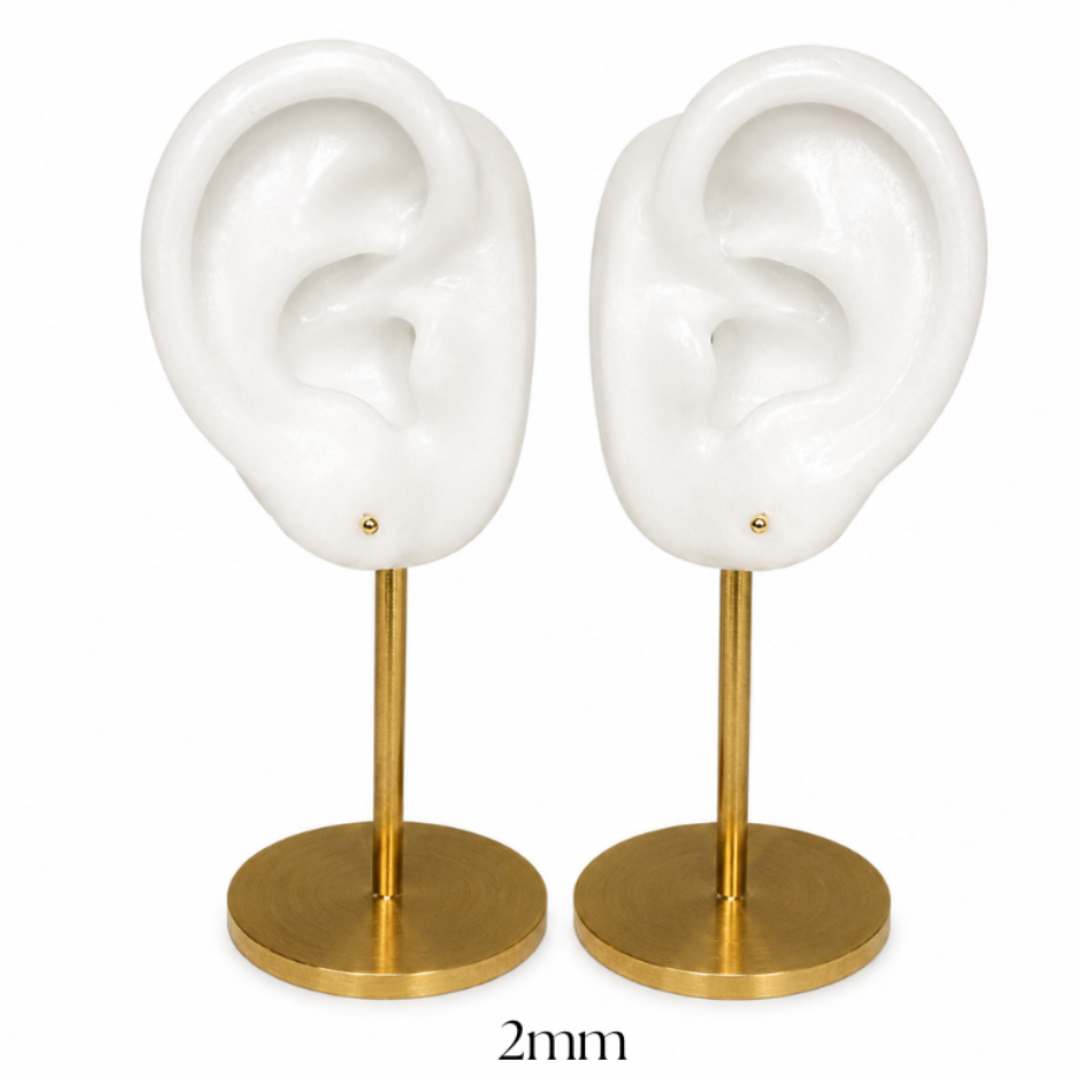 Classic Gold Ball Studs