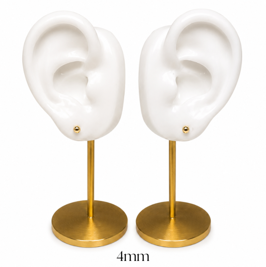 Classic Gold Ball Studs