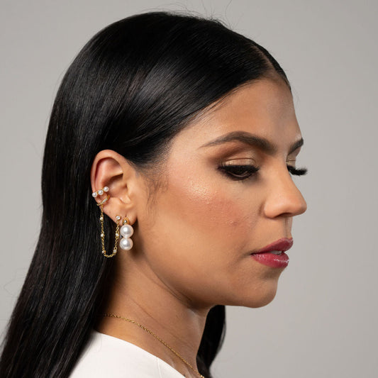 Serena Pearl Ear Cuffs
